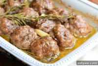 Oven-Roasted Garlic & Rosemary Meatballs