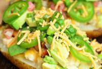 Zesty Fiesta Chicken Stuffed Potatoes