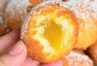 Zesty Lemon Doughnut Poppers
