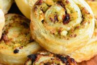 Tuscan Pesto Chicken Pinwheels