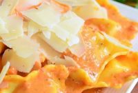 Velvet Red Pepper Ravioli