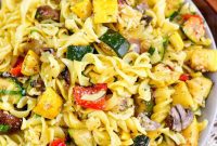Smoky Grilled Veggie Pasta Salad