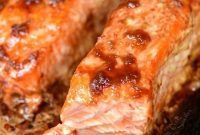 Honey Ginger Glazed Cedar Plank Salmon