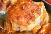 Ginger Peach Glazed Chicken Thighs