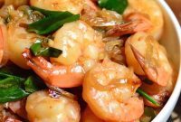 Zesty Garlic Shrimp Rice Bowl