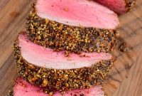 Cracked Peppercorn Beef Tenderloin