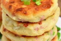 Savory Ham and Cheese Potato Patties