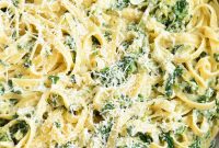 Creamy Spinach Artichoke Fettuccine
