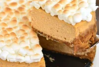 Velvet Sweet Potato Cheesecake