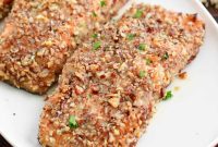 Golden Pecan-Crusted Salmon