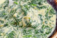 Decadent Cheesy Creamed Spinach