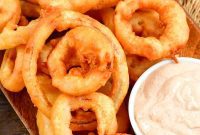 Crispy Beer Battered Onion Rings