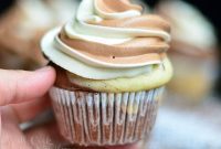 Velvety Marble Cupcakes with Swirled Cream Cheese Frosting