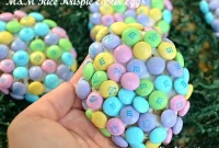 M and M Krispie Easter Delights