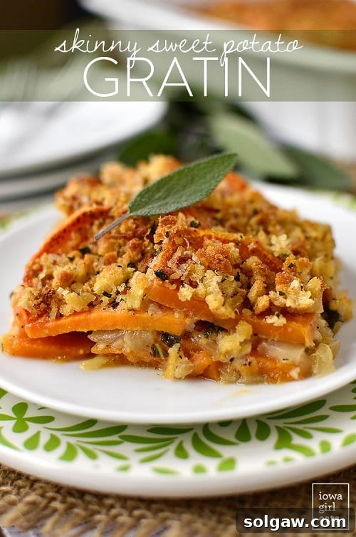 Harvesting Health: 50 Gluten-Free Thanksgiving Delights 14 Skinny Sweet Potato Gratin
