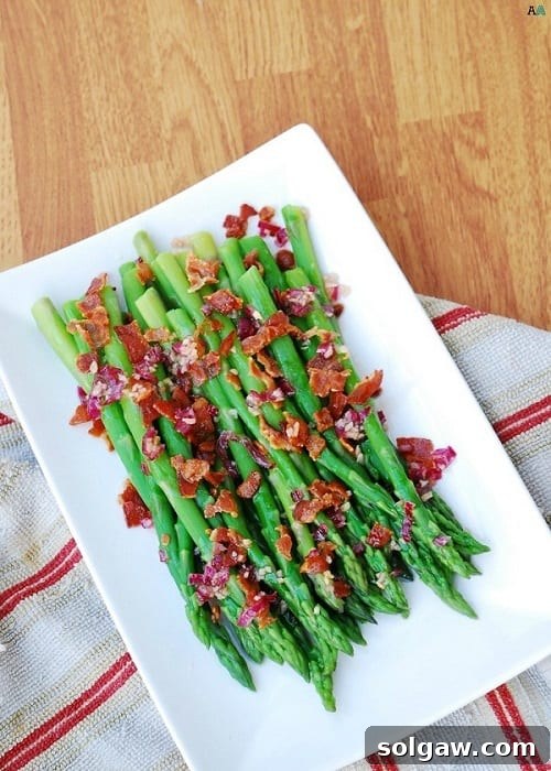 Harvesting Health: 50 Gluten-Free Thanksgiving Delights 22 Asparagus With Bacon and Red Onion Vinaigrette
