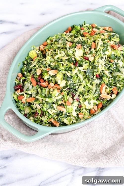 Harvesting Health: 50 Gluten-Free Thanksgiving Delights 23 Shredded Kale and Brussels Sprouts Salad