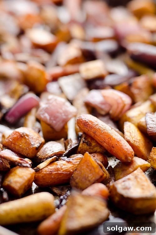 Harvesting Health: 50 Gluten-Free Thanksgiving Delights 34 Balsamic Dijon Roasted Root Vegetables