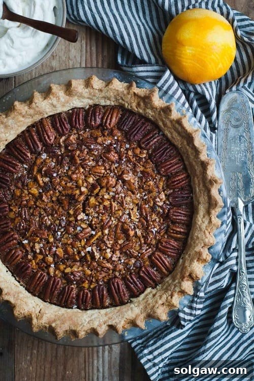 Harvesting Health: 50 Gluten-Free Thanksgiving Delights 42 Molasses Pecan Pie with Orange Glaze