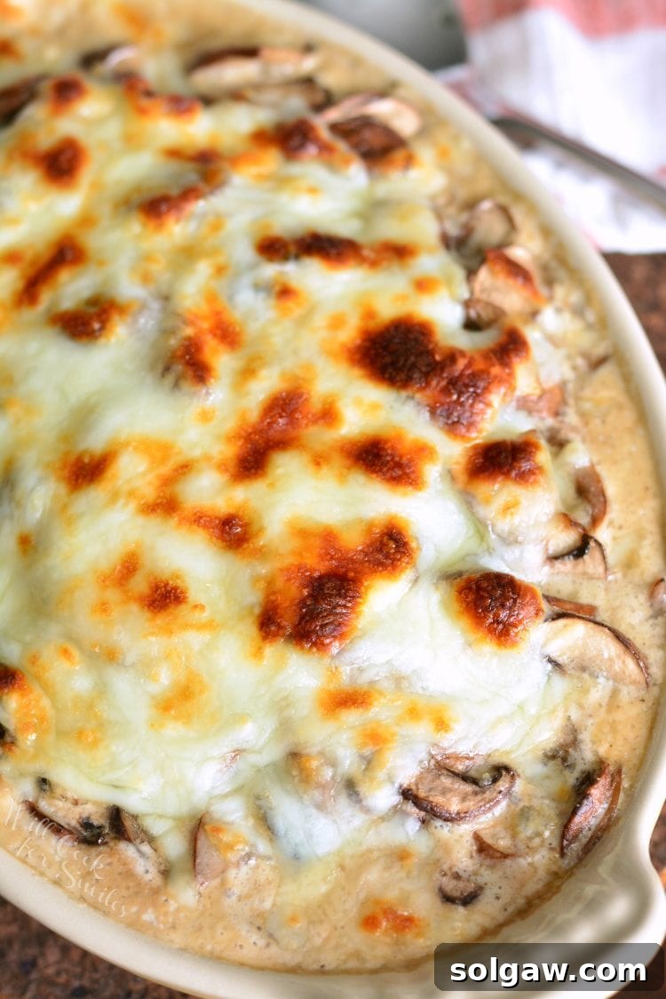 Creamy Russian Mushroom Julienne