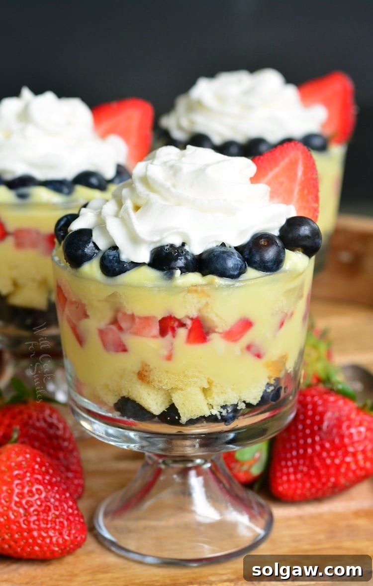 Easy Coconut Berry Trifle