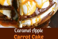 Decadent Apple Caramel Carrot Cake
