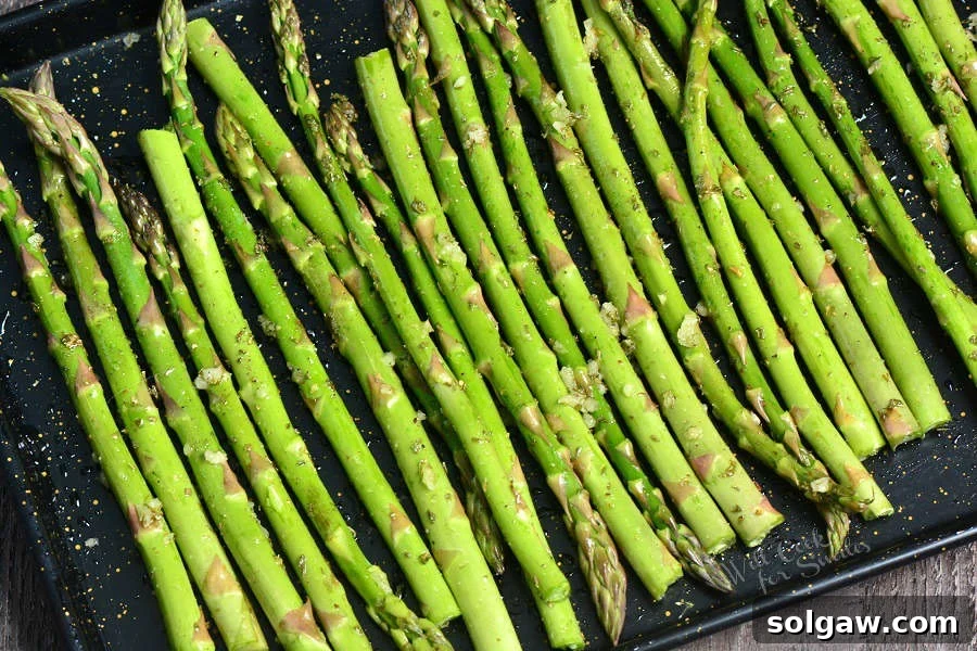 Zesty Italian Roasted Asparagus 4 How to make roasted asparagus