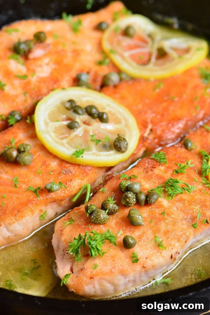 Salmon Piccata