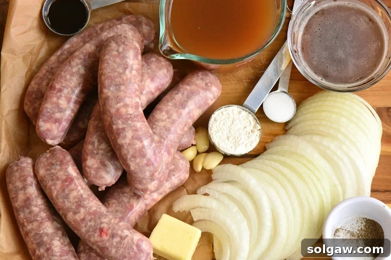 Onion Gravy Smothered Sausages and Mash 3 ingredients to make bangers and mash with gravy.