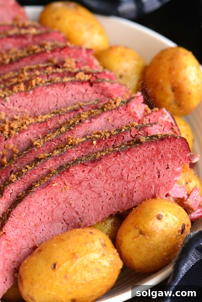 One-Pan Corned Beef with Crispy Potatoes 9 Oven Baked Corned Beef and Potatoes