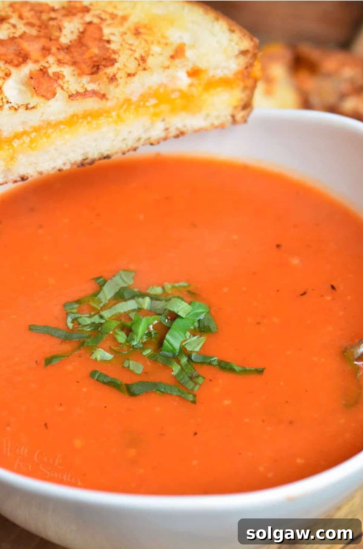 Homemade Tomato Basil Soup