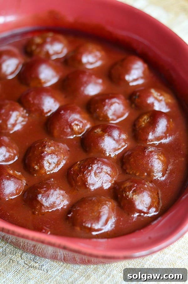 Delicious Meatballs in Rich Red Wine Sauce