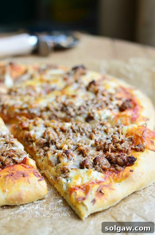 Homemade Lasagna Pizza: A delightful fusion of Italian classics