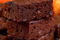 Decadent Pumpkin Brownies
