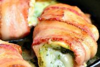 Gourmet Bacon-Wrapped Pesto Mozzarella Chicken
