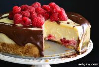 Velvet Chocolate Raspberry Cheesecake