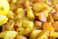 Crispy Truffle Lemon Pepper Roasted Potatoes