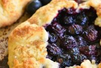 Sweet & Tart Blueberry Galette