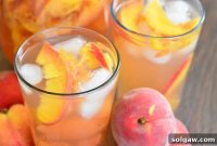 Honey-Kissed Ginger Peach Iced Green Tea