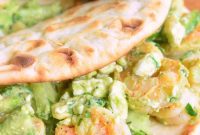 Gourmet Shrimp Avocado Flatbread