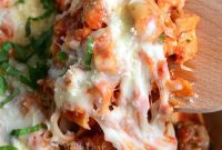 Hearty Chicken and Sausage Tortellini Bake