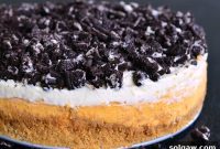 Decadent Layered Oreo Pumpkin Cheesecake