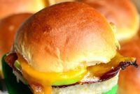 Gourmet Apple Bacon Cheddar Pull-Apart Sliders