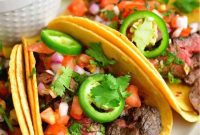 Sizzling Carne Asada Tacos