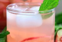 Blushing Peach Rose Mint Sparkler