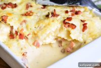 Golden-Baked Ravioli Mac with Crispy Bacon