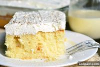 Holiday Eggnog Infusion Cake