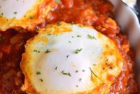 Fiery Shakshuka Meets Creamy Parmesan Polenta