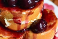 Irresistible Cherry Cheesecake French Toast