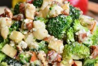 Vibrant Pear Apple Broccoli Salad